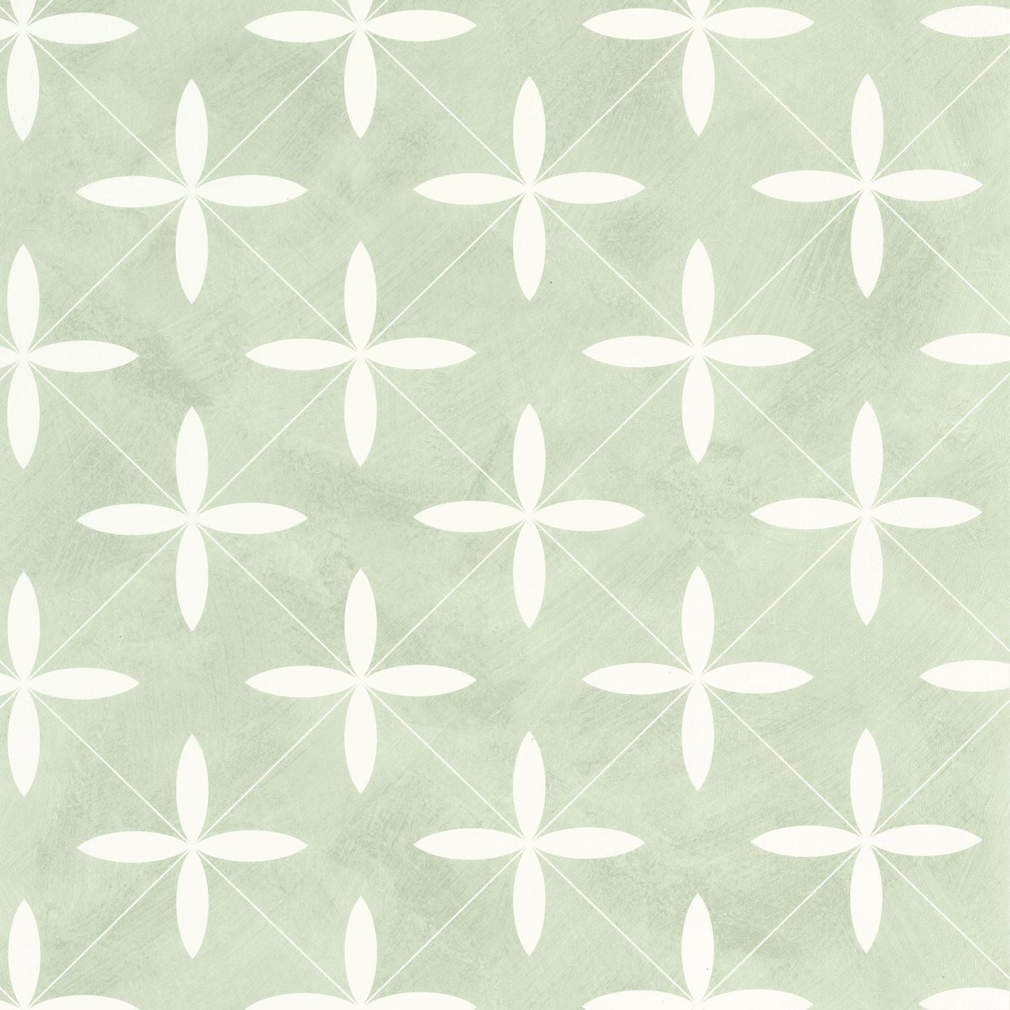 Cement Tiles Wallpaper - Vert d'eau - Caselio - 106900746