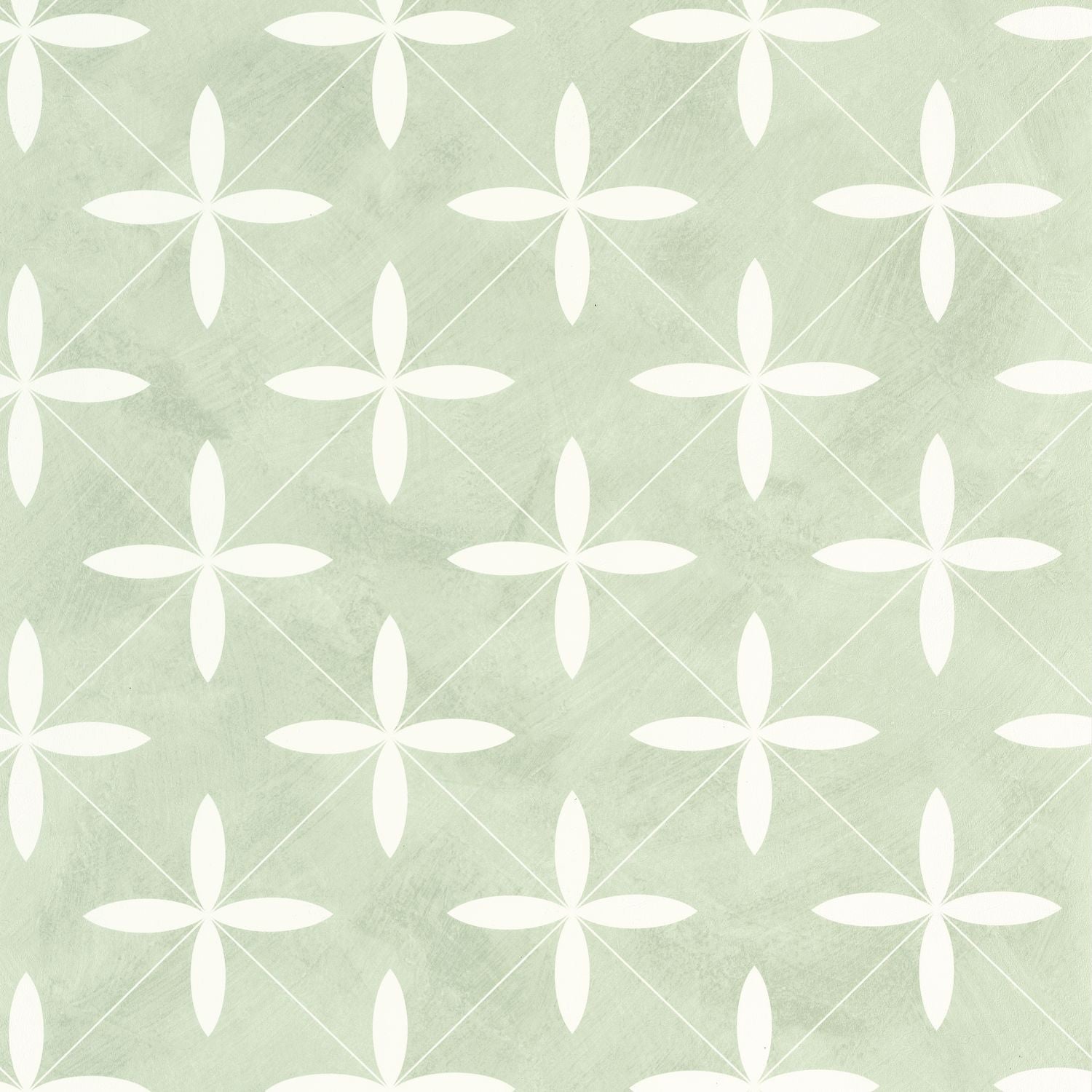 Cement Tiles Wallpaper - Vert d'eau - Caselio - 106900746