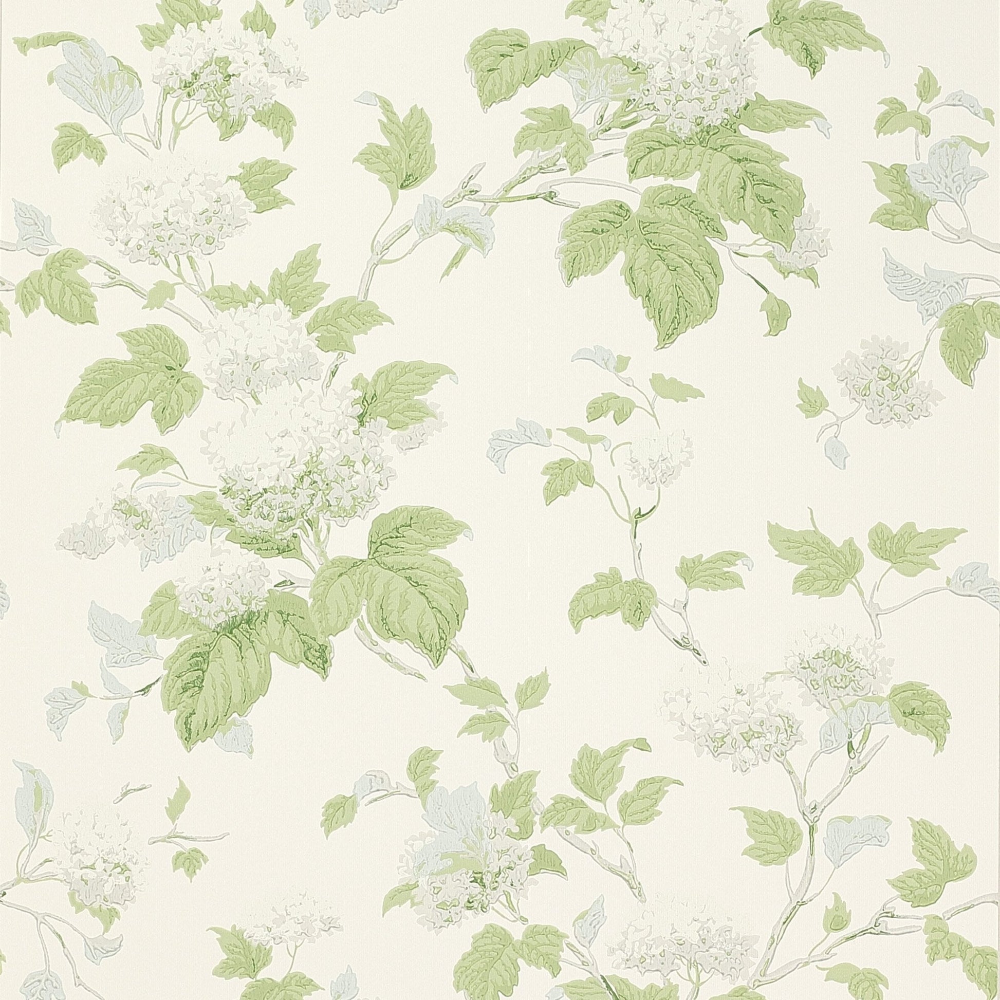 Chantilly Wallpaper - Silver/Forest Green - Colefax & Fowler - 07816/07 - Premier Wallcovering