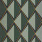 Chaplin Annees Folles Wallpaper - Vert Taiga - Casadeco - 201087777 - Premier Wallcovering