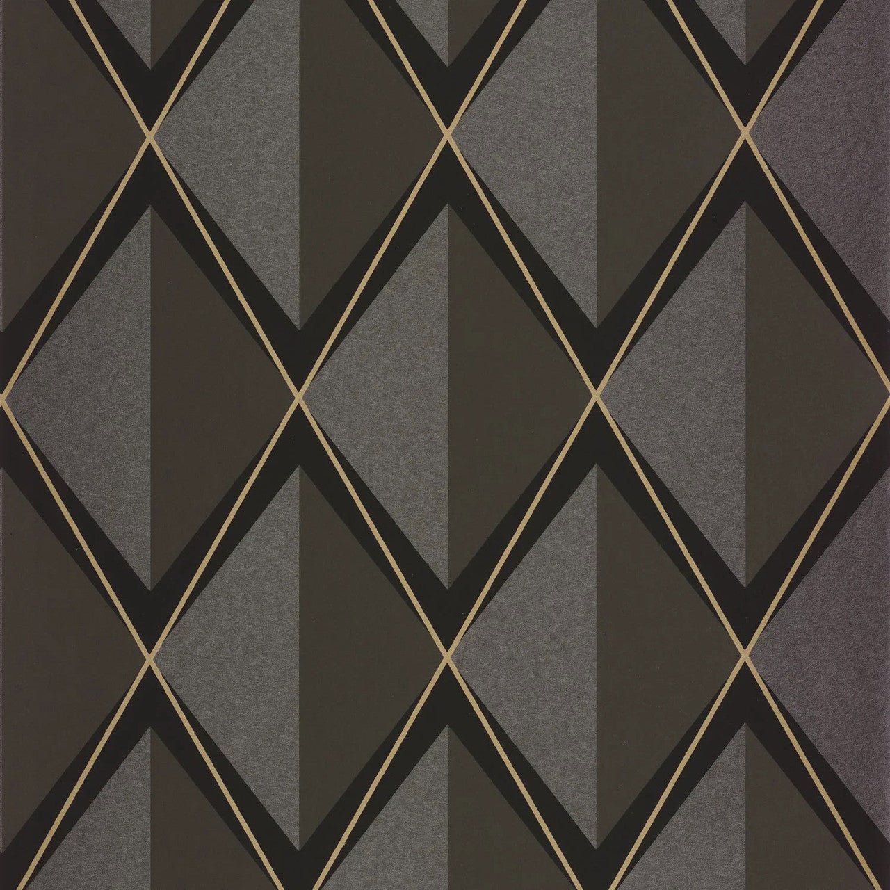 Chaplin Annees Folles Wallpaper - Noir Fusain - Casadeco - 201089643 - Premier Wallcovering