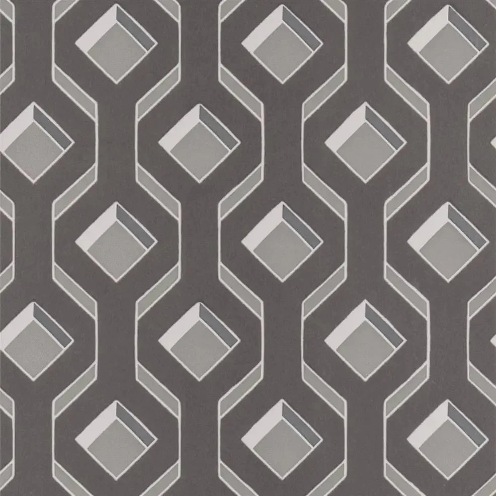 Chareau Wallpaper - Zinc - PDG1053/03 - Designers Guild