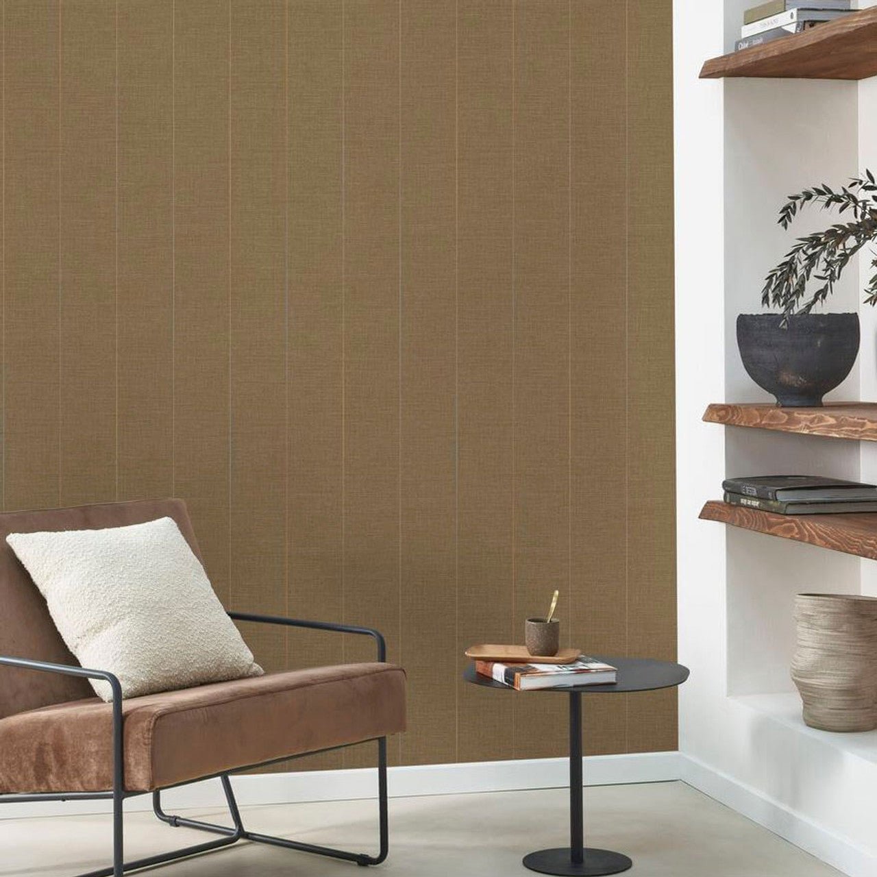 Charlie Carnaby Street Wallpaper - Tabac - Casadeco - 200542875 - Premier Wallcovering