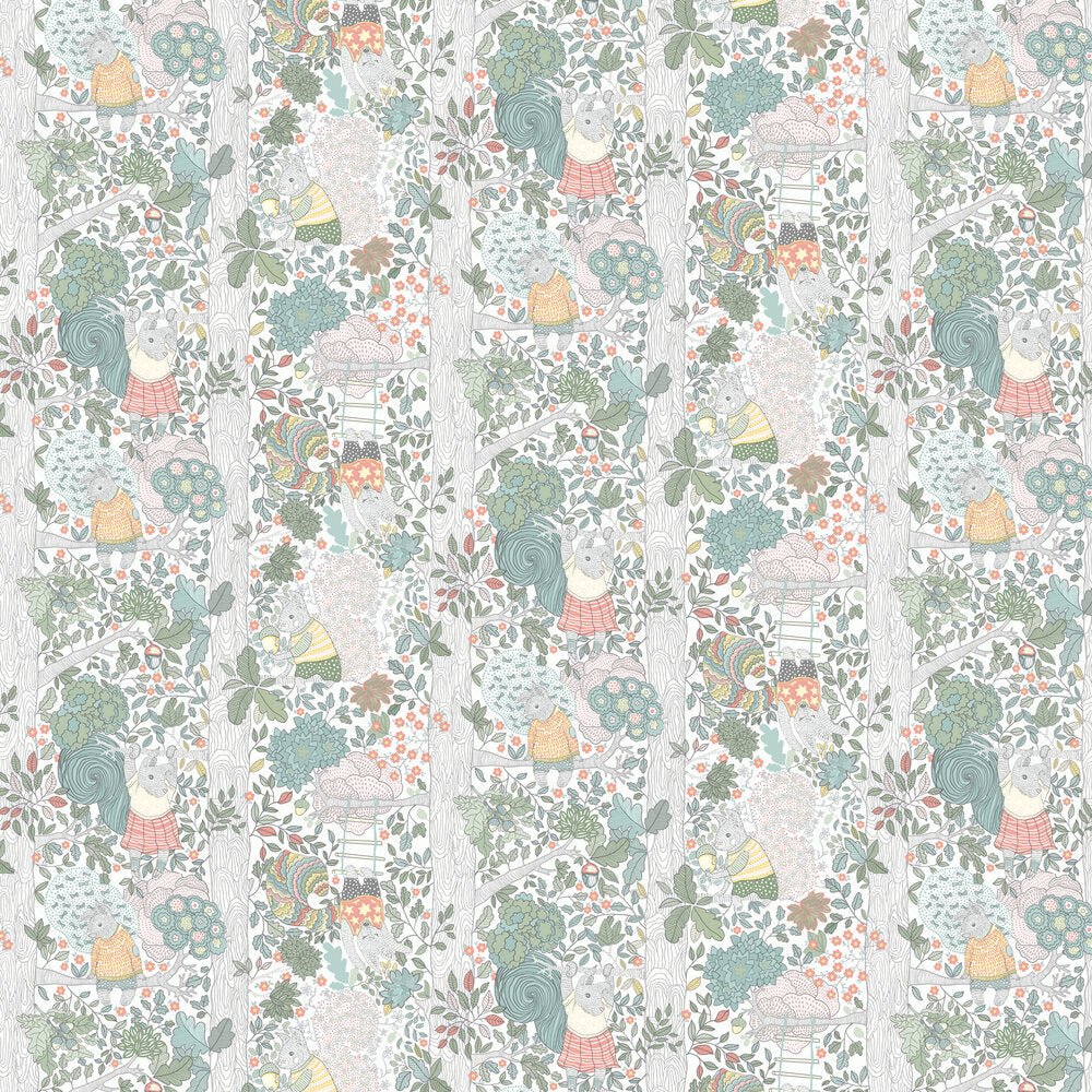 Charlie Wallpaper - Multi white - Boråstapeter - 6251 - Premier Wallcovering