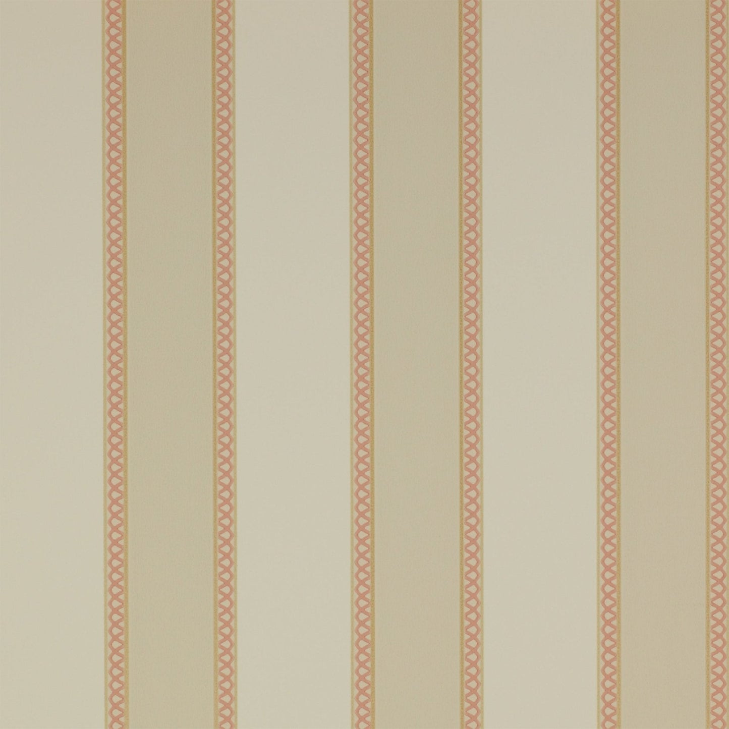 Chartworth Stripe Wallpaper - Red - Colefax & Fowler - 07139/03 - Premier Wallcovering
