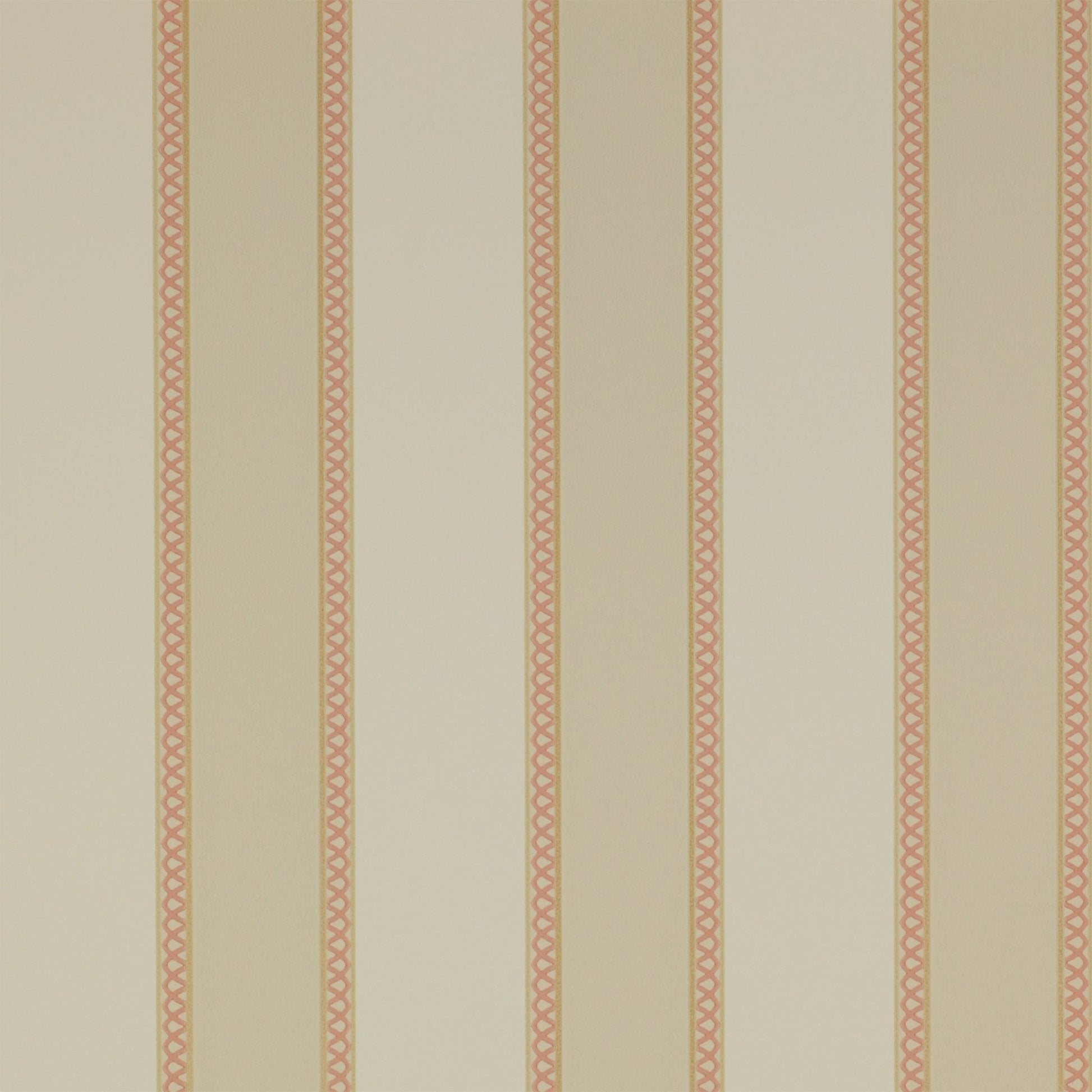 Chartworth Stripe Wallpaper - Red - Colefax & Fowler - 07139/03 - Premier Wallcovering