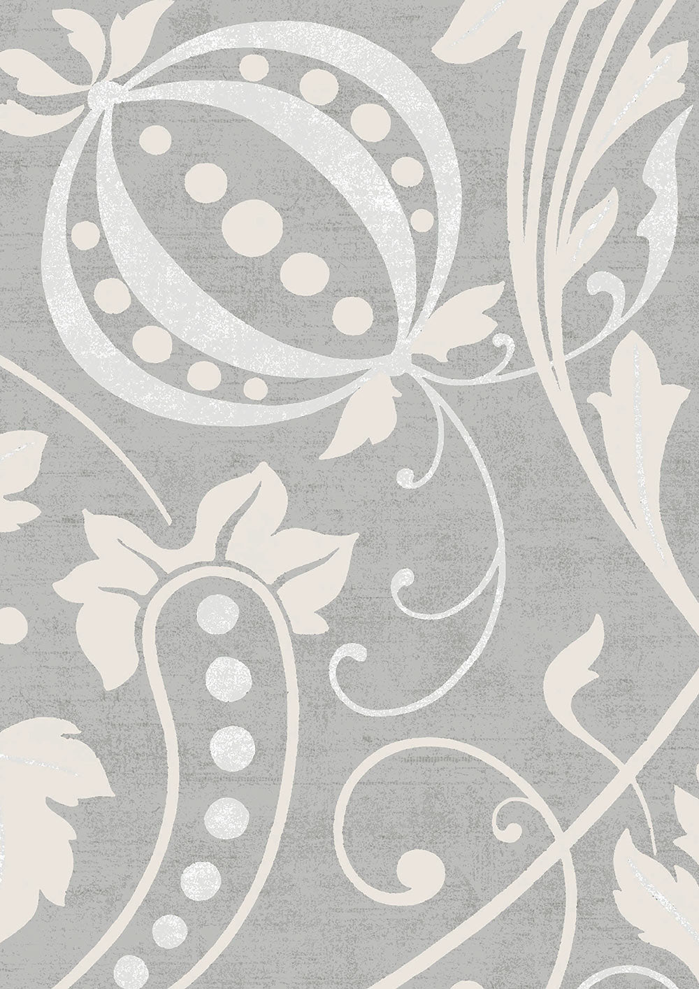 Chateau Wallpaper - Silver - Lewis & Wood - Premier Wallcovering