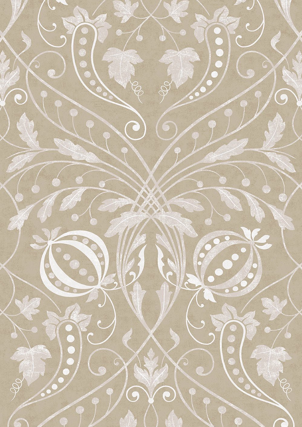 Chateau Wallpaper - Gilt - Lewis & Wood - Premier Wallcovering