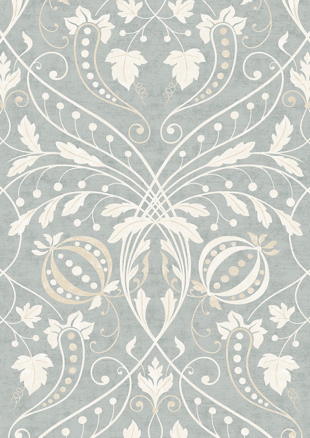 Chateau Wallpaper - Sea Spray - Lewis & Wood - Premier Wallcovering