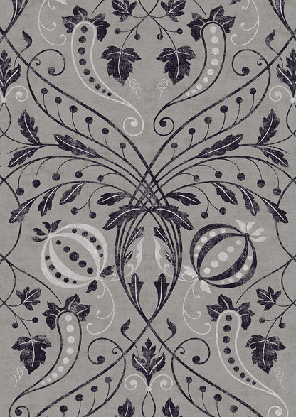 Chateau Wallpaper - Granite - Lewis & Wood - Premier Wallcovering