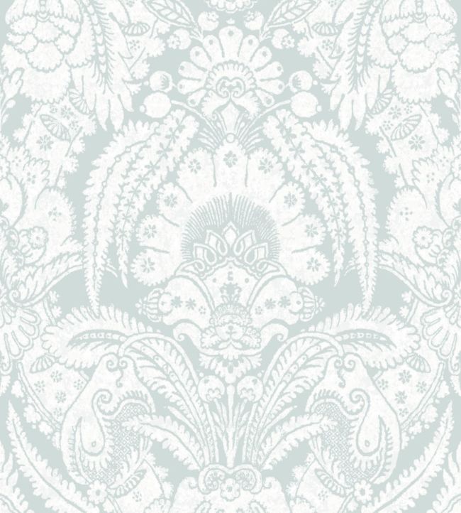 Chatterton Wallpaper - Chalk on Print Room Blue - 94/2011 - Cole & Son - Premier Wallcovering