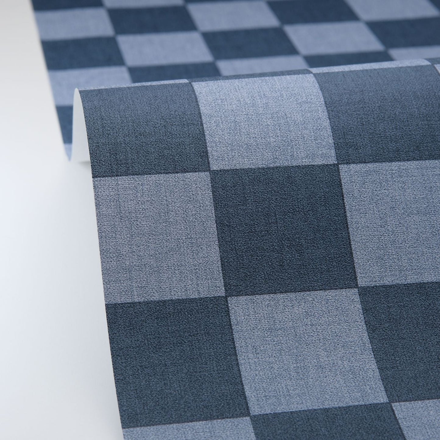 Checks Wallpaper - Bleu denim - Caselio - 106746020
