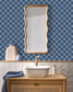 Checks Wallpaper - Bleu denim - Caselio - 106746020
