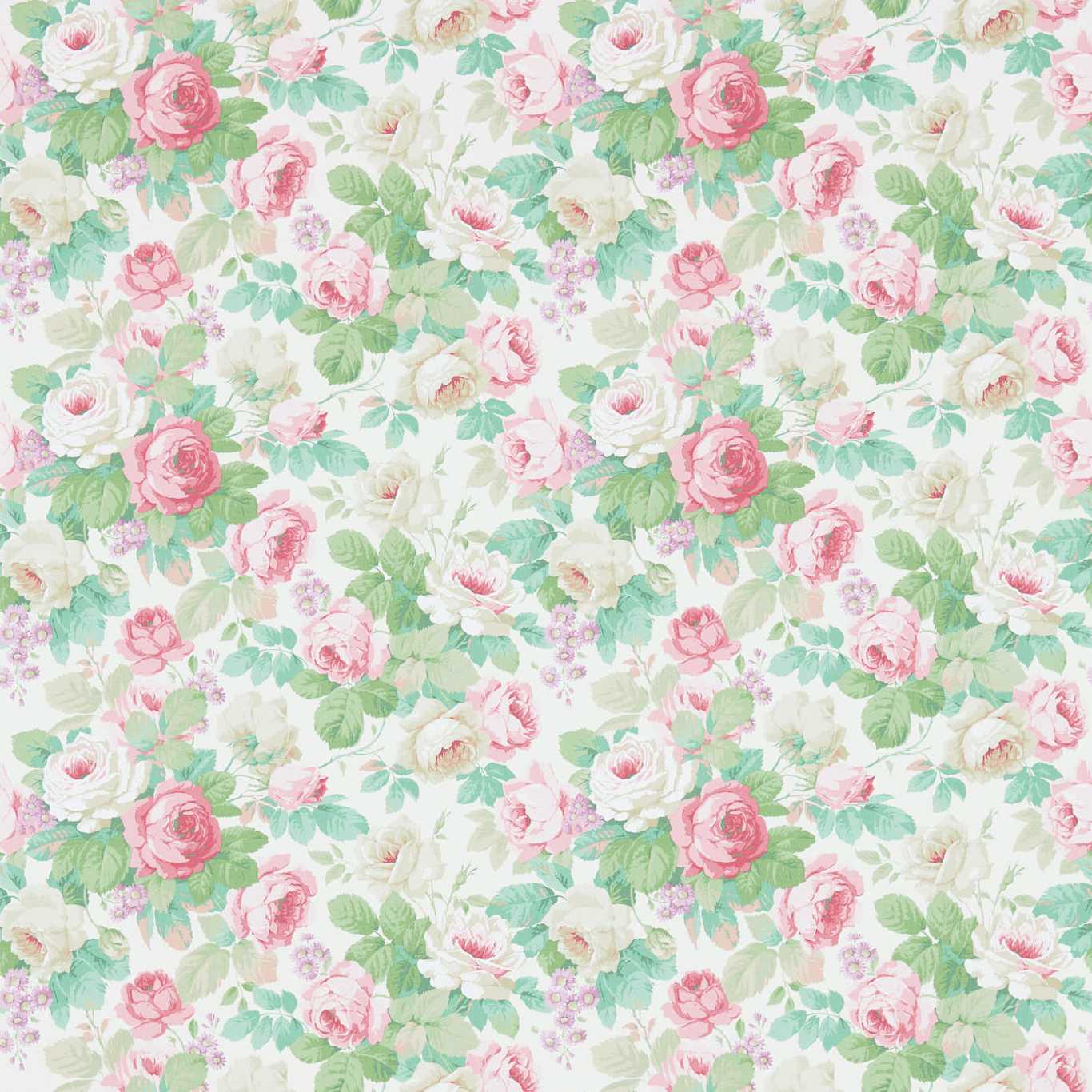 Chelsea Wallpaper - Pink/Celadon - DVIN214604 - Sanderson