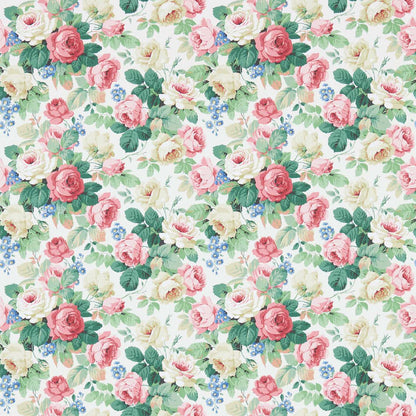 Chelsea Wallpaper - White/Pink - DVIN214606 - Sanderson