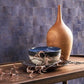 Chene Woods Wallpaper - Indigo - Casadeco - 86016516 - Premier Wallcovering