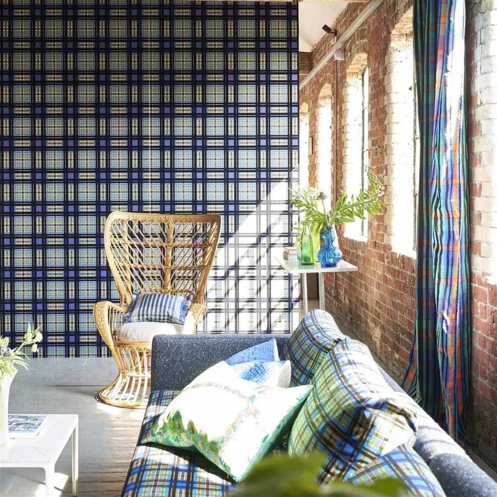 Chennai Wallpaper - Cobalt - PDG1143/03 - Designers Guild