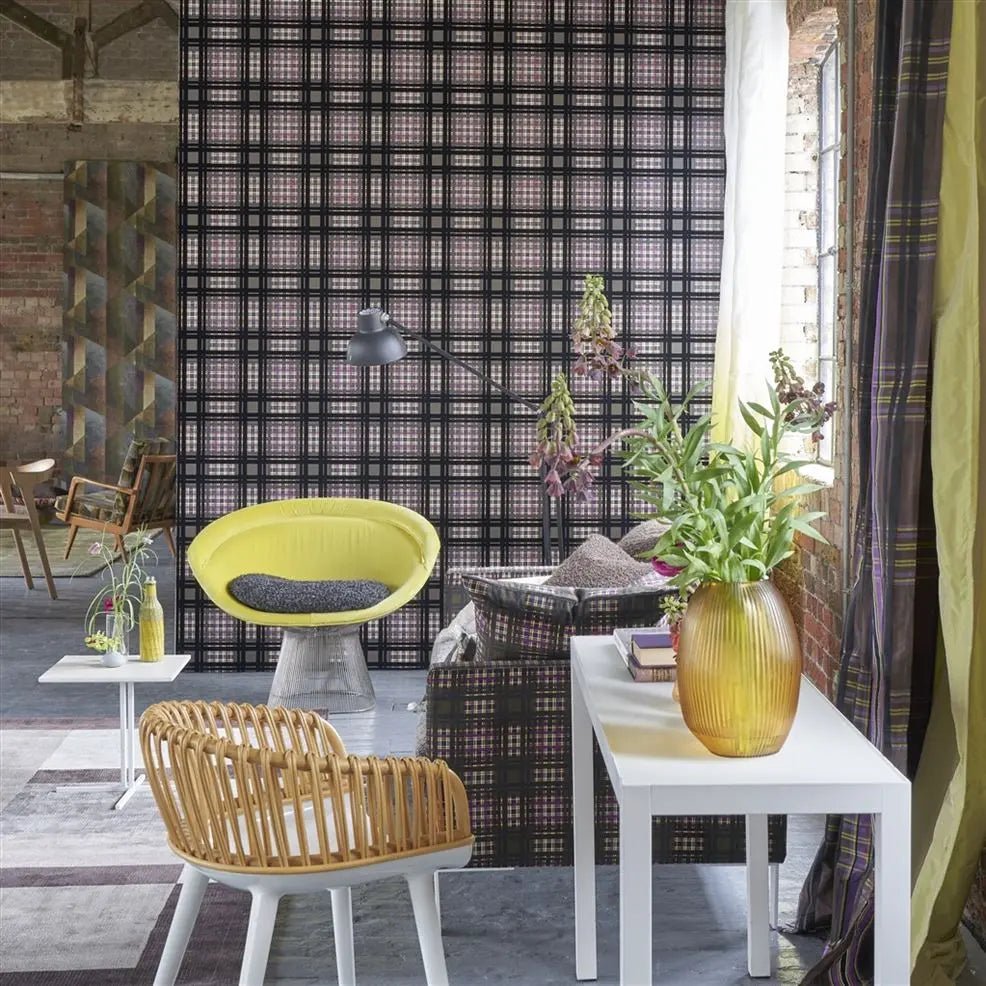 Chennai Wallpaper - Chocolate - PDG1143/05 - Designers Guild