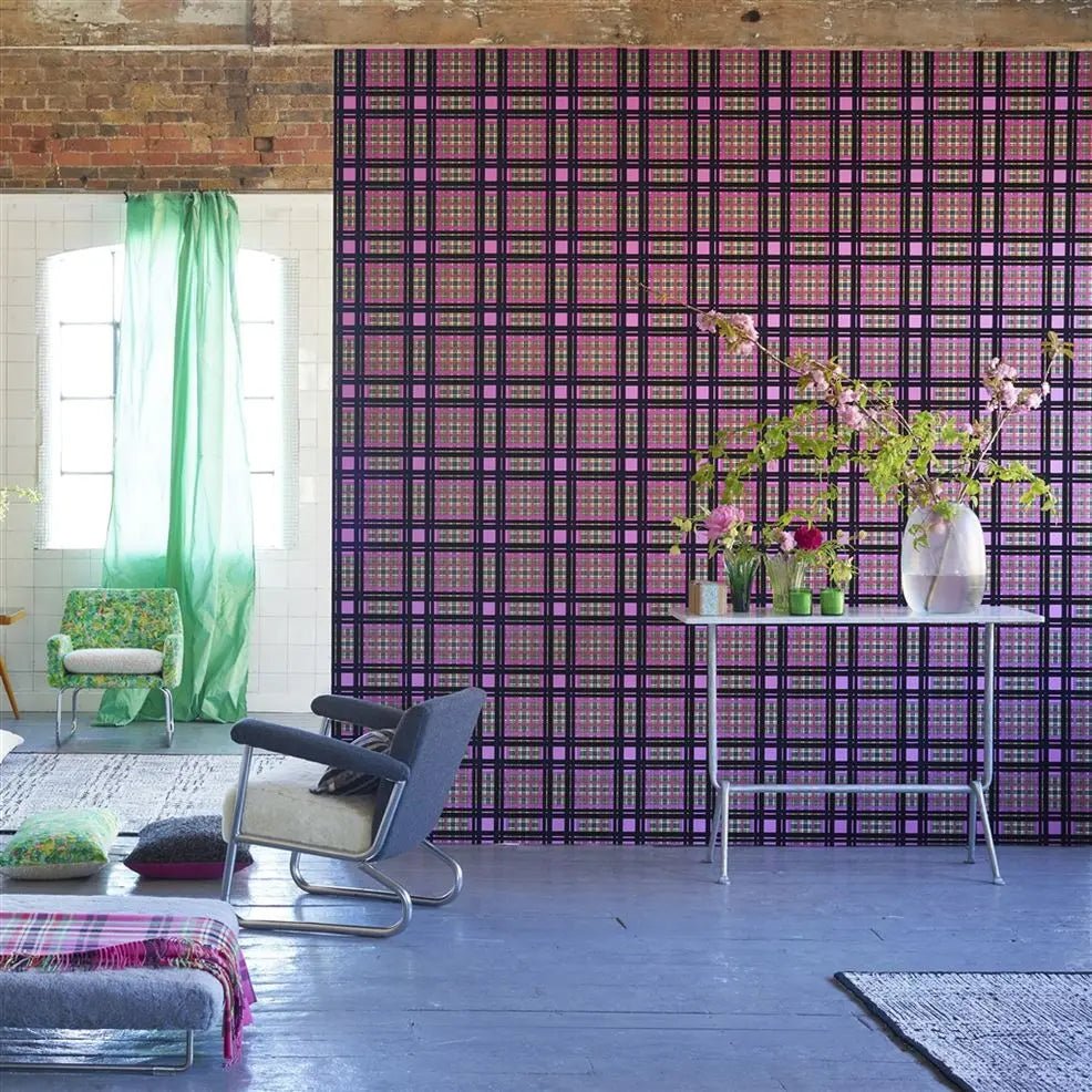 Chennai Wallpaper - Fuchsia - PDG1143/01 - Designers Guild