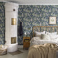 Chestnut Blossom Wallpaper - Blue - Boråstapeter - 7201 - Premier Wallcovering