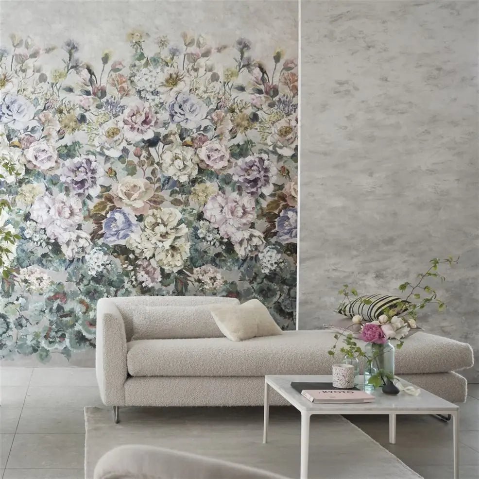 Chettinad Wallpaper - Chalk - PDG1136/01 - Designers Guild