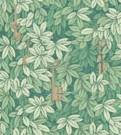 Chiavi Segrete Wallpaper - Forest Green - 114/26050 - Cole & Son - Premier Wallcovering