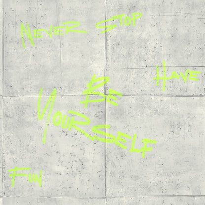 Chill Time Wallpaper - Gris Fluo - Caselio - 103319026