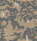 Chinese Toile Wallpaper - Spice on Soot - 100/8040 - Cole & Son - Premier Wallcovering