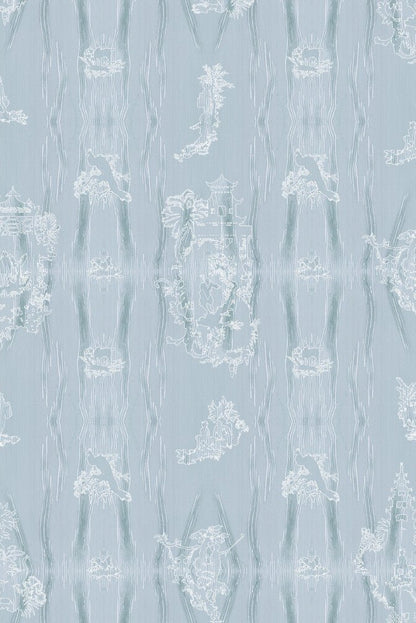 Chinoiserie Scenic Wallpaper - Powdered Porcelain - Timorous Beasties - TB/CNSC/ENW/01 - Premier Wallcovering