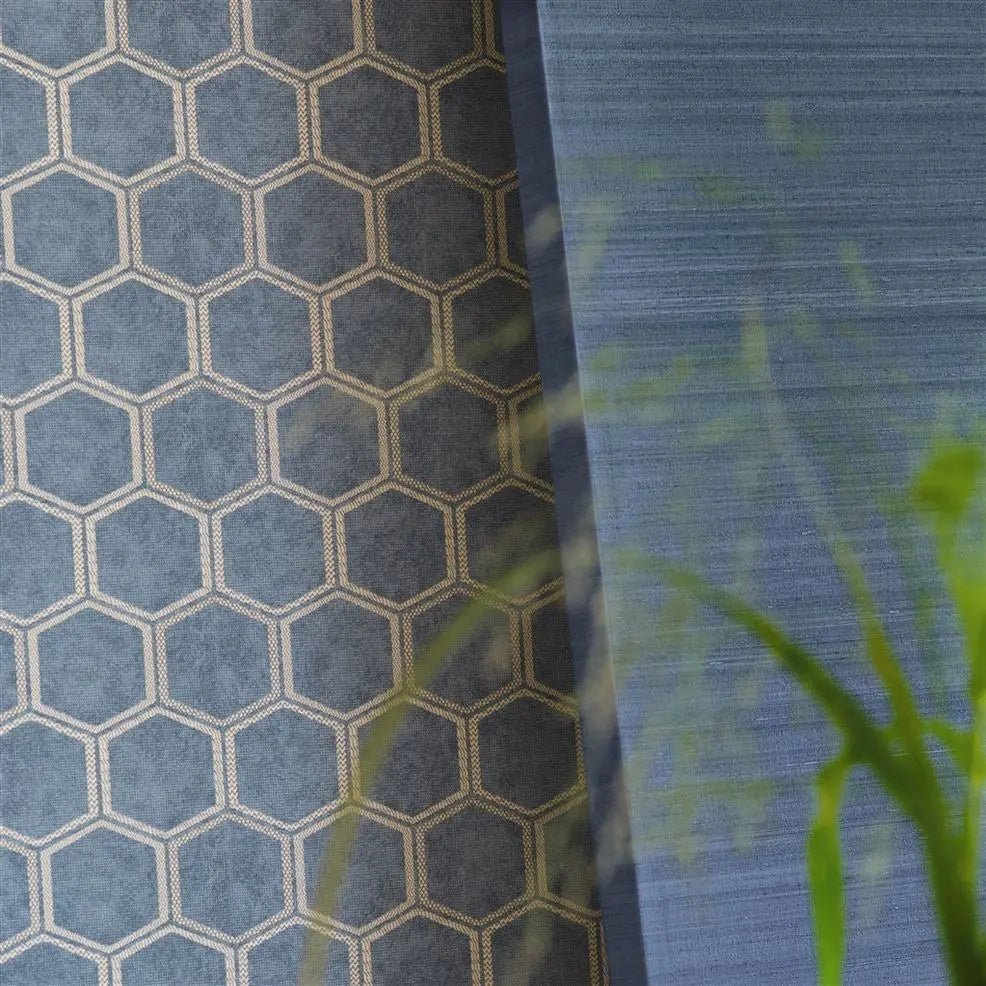 Chinon Wallpaper - Denim - PDG1119/15 - Designers Guild
