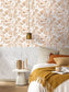 Chloe Wallpaper - Caramel Bleu Ciel - Caselio - 103082065