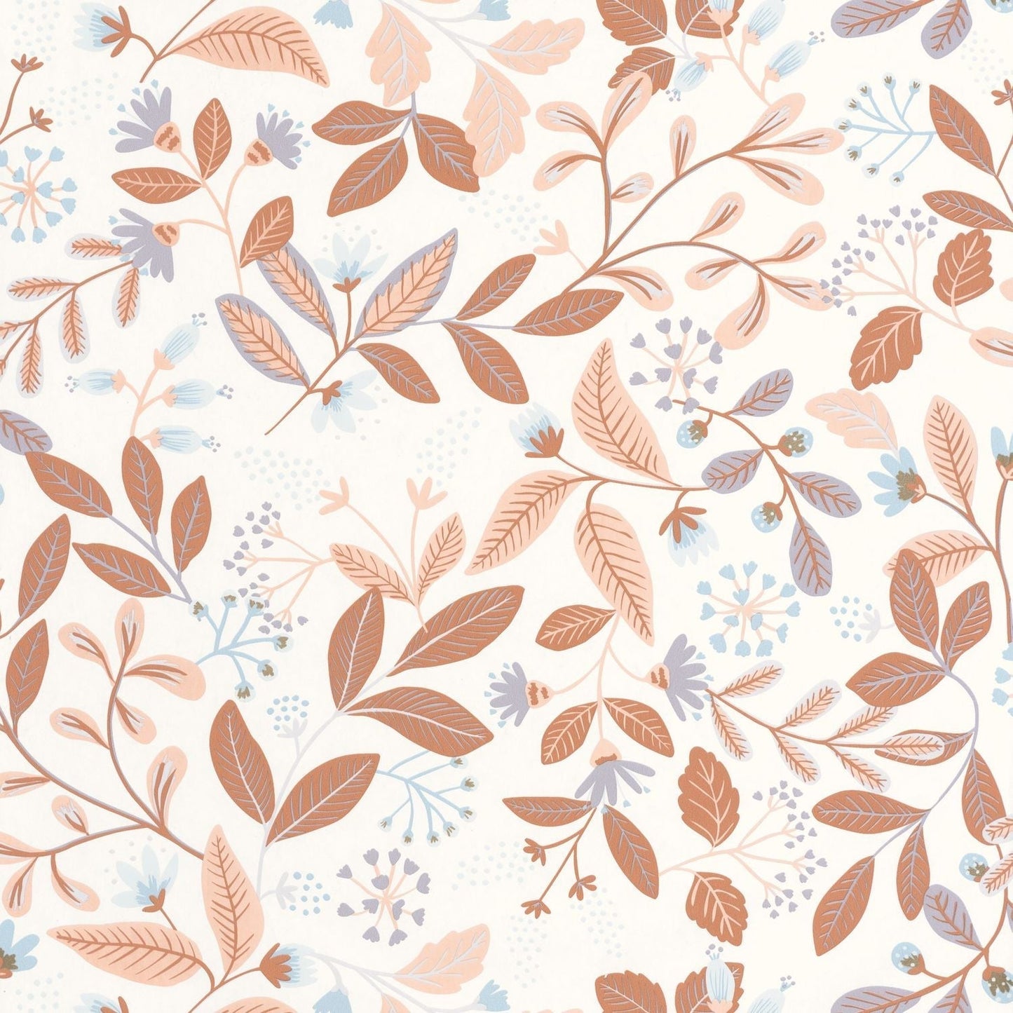 Chloe Wallpaper - Caramel Bleu Ciel - Caselio - 103082065