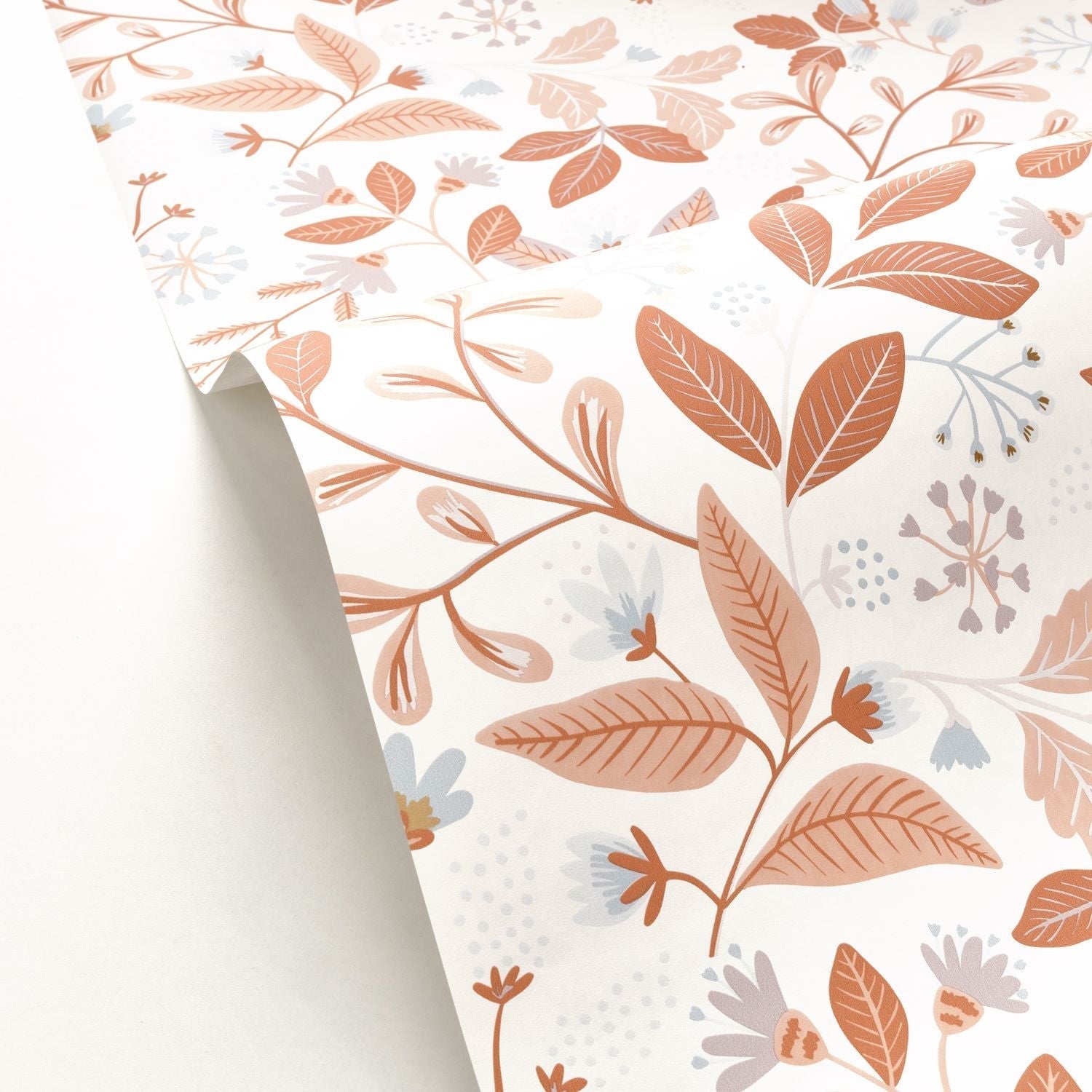 Chloe Wallpaper - Caramel Bleu Ciel - Caselio - 103082065