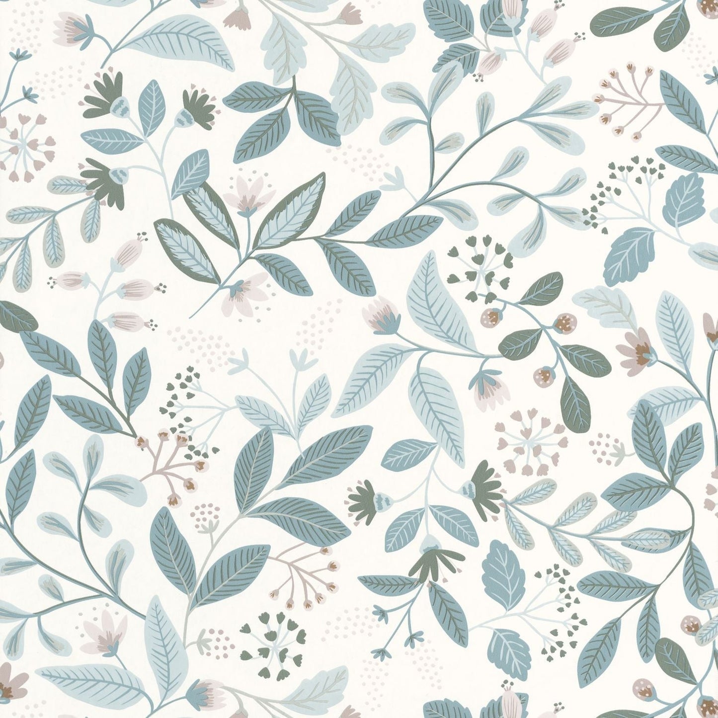 Chloe Wallpaper - Bleu Fume - Caselio - 103086006