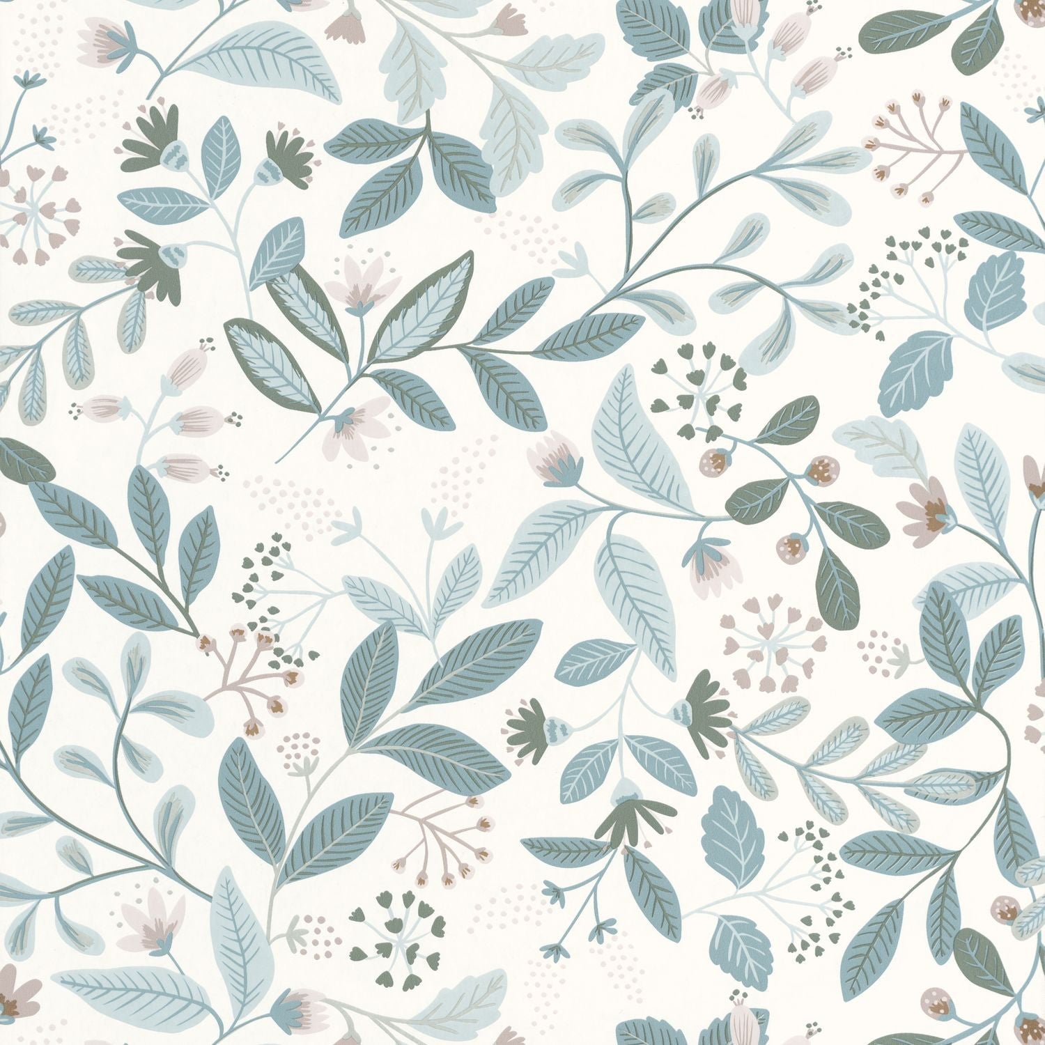 Chloe Wallpaper - Bleu Fume - Caselio - 103086006