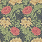 Chrysanthemum Wallpaper - Indigo - 212549 - Morris & Co - Premier Wallcovering