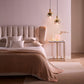 Chrysler Wallpaper - Rose Gold - Clarke & Clarke - W0164/03 - Premier Wallcovering