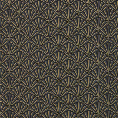 Chrysler Wallpaper - Noir - Clarke & Clarke - W0164/01 - Premier Wallcovering