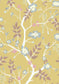 Cinda's Roses Wallpaper - Sunshine - Lewis & Wood - Premier Wallcovering