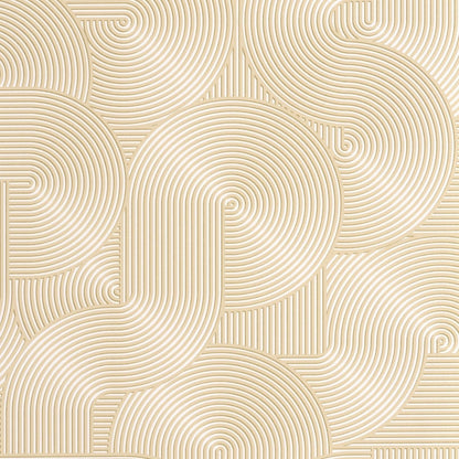 Circle Wallpaper - Beige - Caselio - 105511187