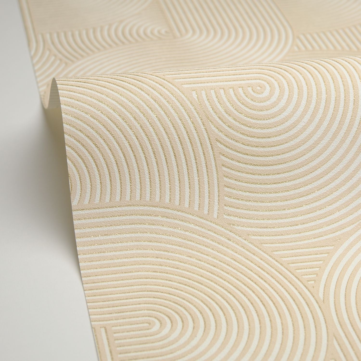 Circle Wallpaper - Beige - Caselio - 105511187