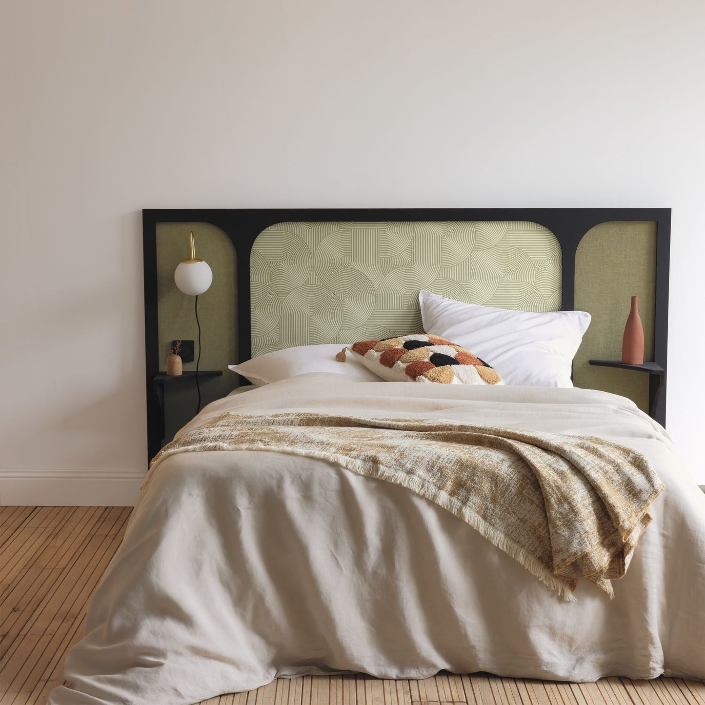 Circle Wallpaper - Vert Kaki - Caselio - 105517065