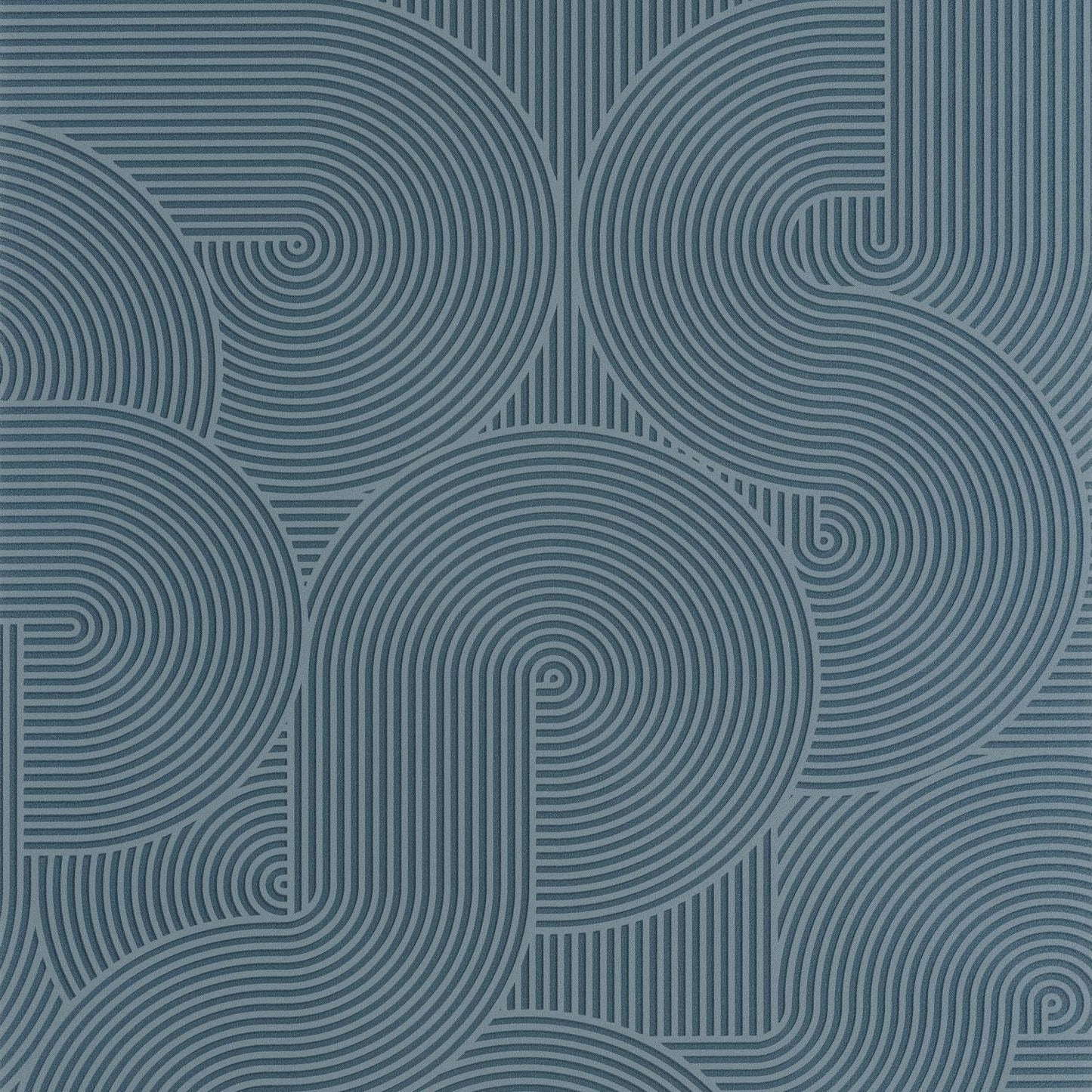 Circle Wallpaper - Bleu - Caselio - 105516654
