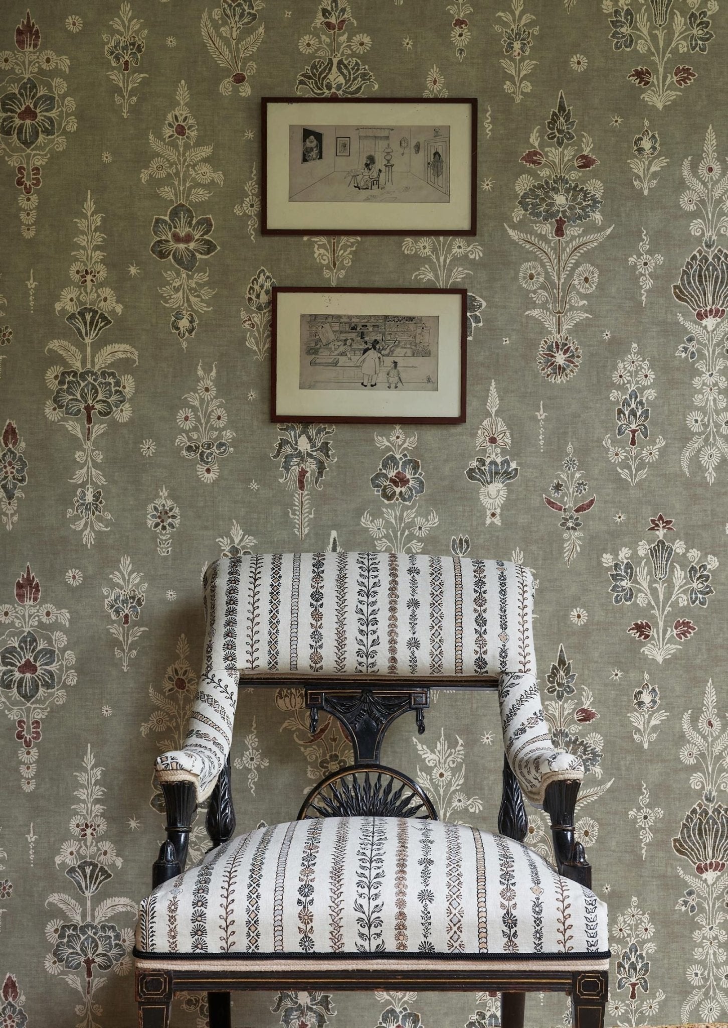 Citadel Wallpaper - Fig - Lewis & Wood - Premier Wallcovering