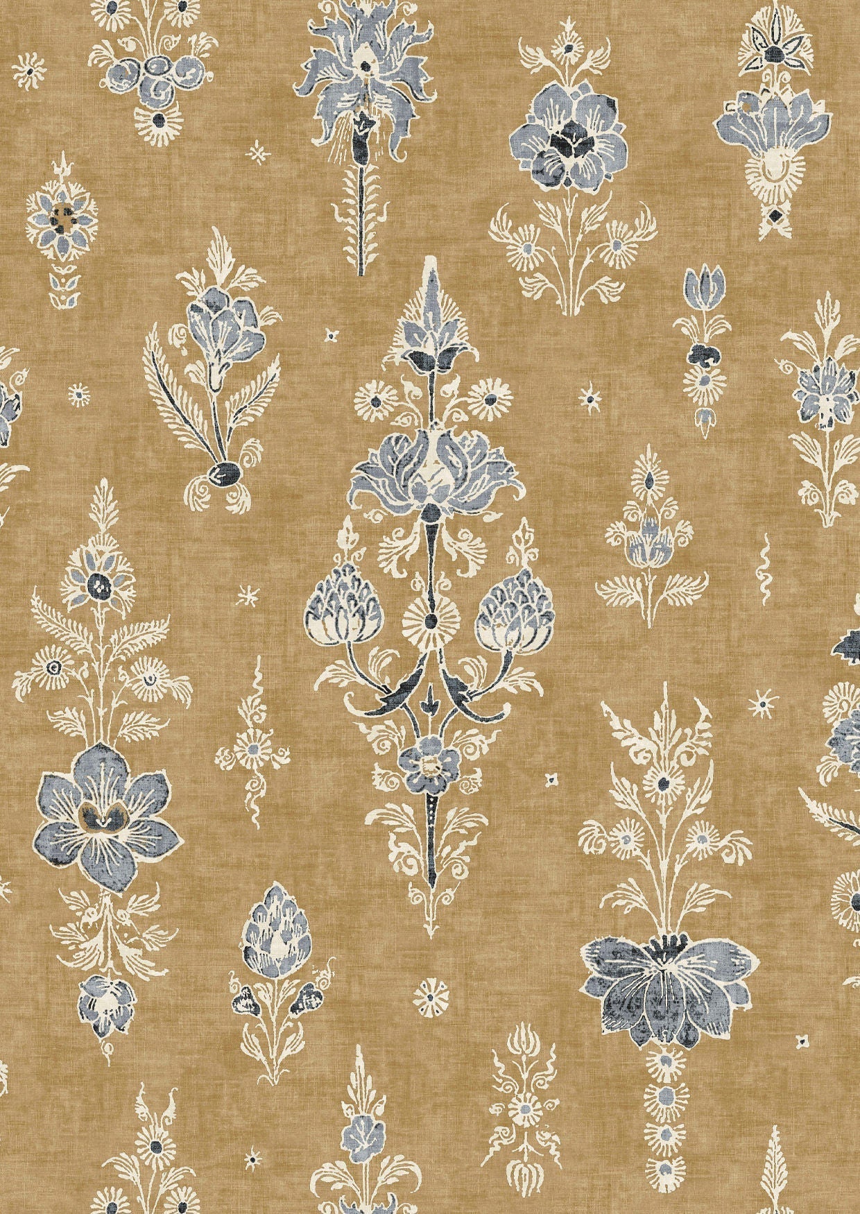 Citadel Wallpaper - Ochre Smoke - Lewis & Wood - Premier Wallcovering