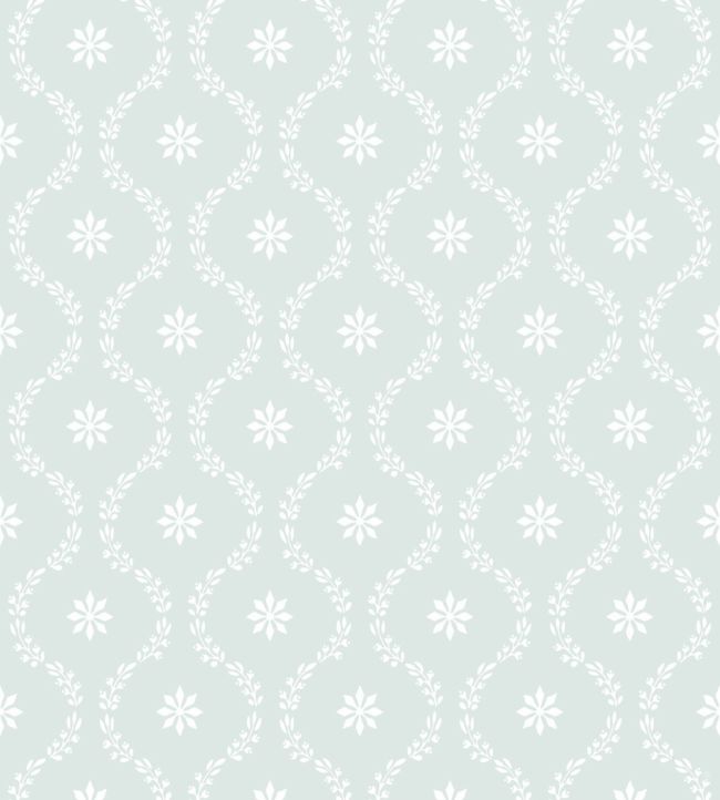 Clandon Wallpaper - Chalk on Pale Duck Egg - 88/3013 - Cole & Son - Premier Wallcovering