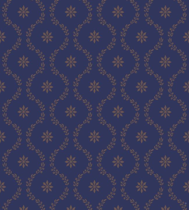 Clandon Wallpaper - Metallic Gold on Midnight - 88/3011 - Cole & Son - Premier Wallcovering