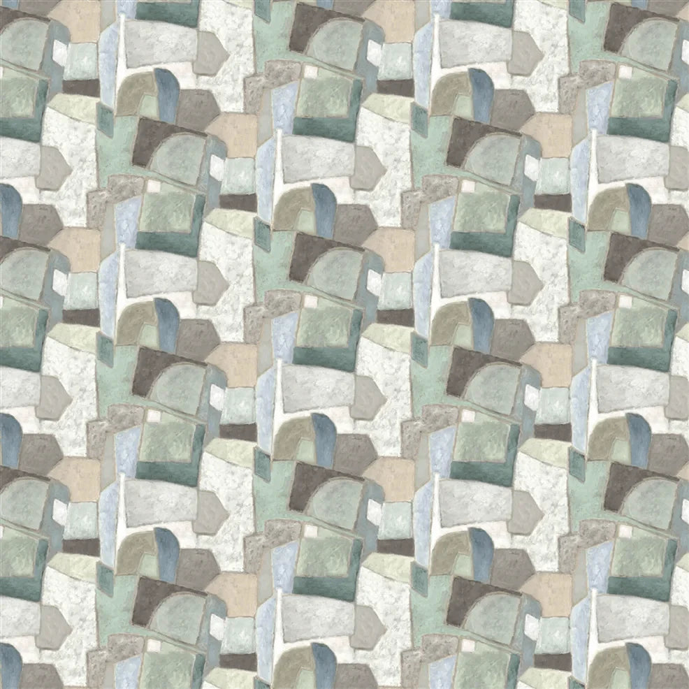 Clay Collage Wallpaper - Ecru - PDG1201/01 - Designers Guild