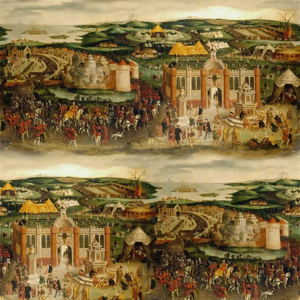 Cloth of gold Wallpaper - Peridot - PRC668/01 - Designers Guild