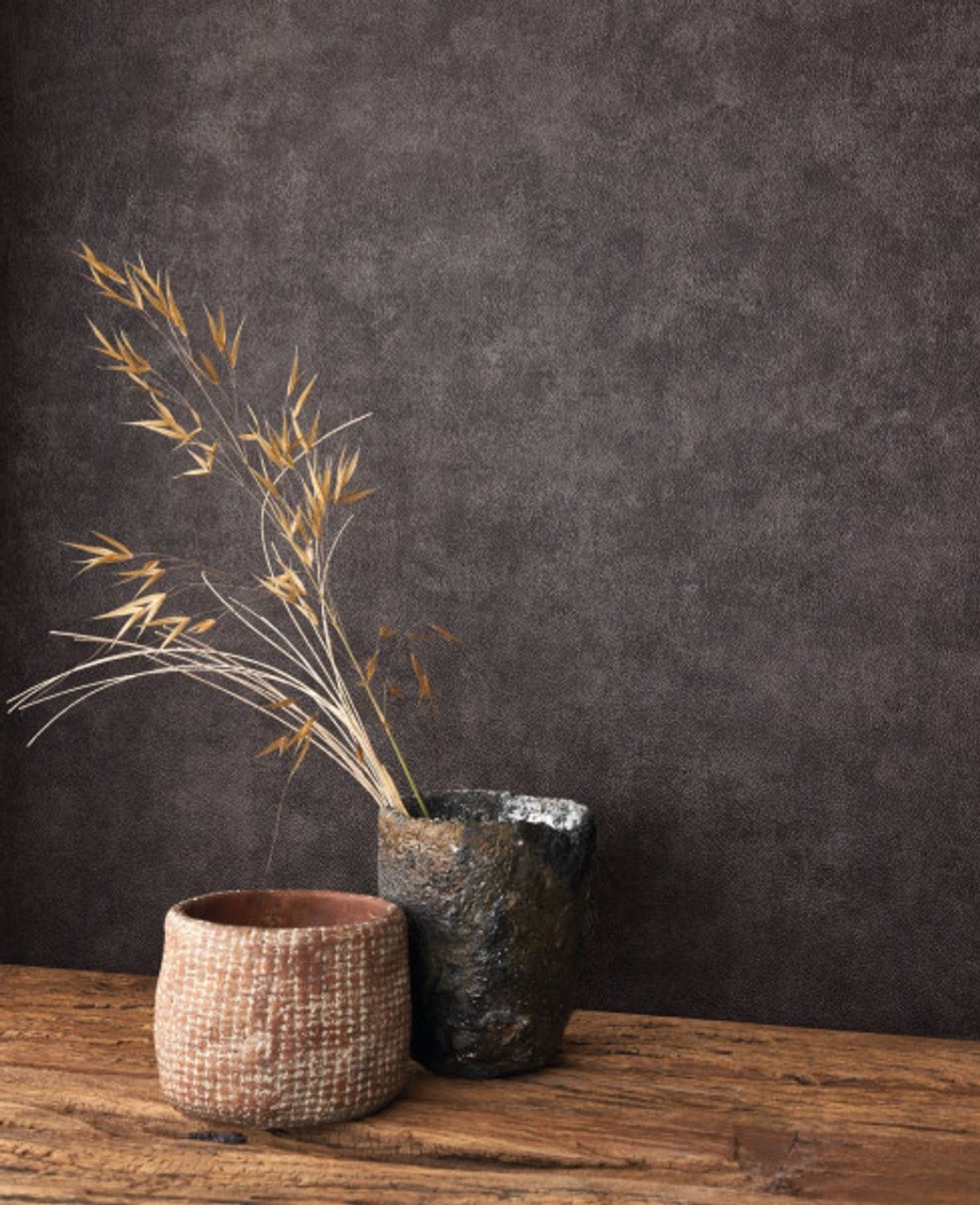 Club Leathers Wallpaper - Noir Ebene - Casadeco - 87139517 - Premier Wallcovering